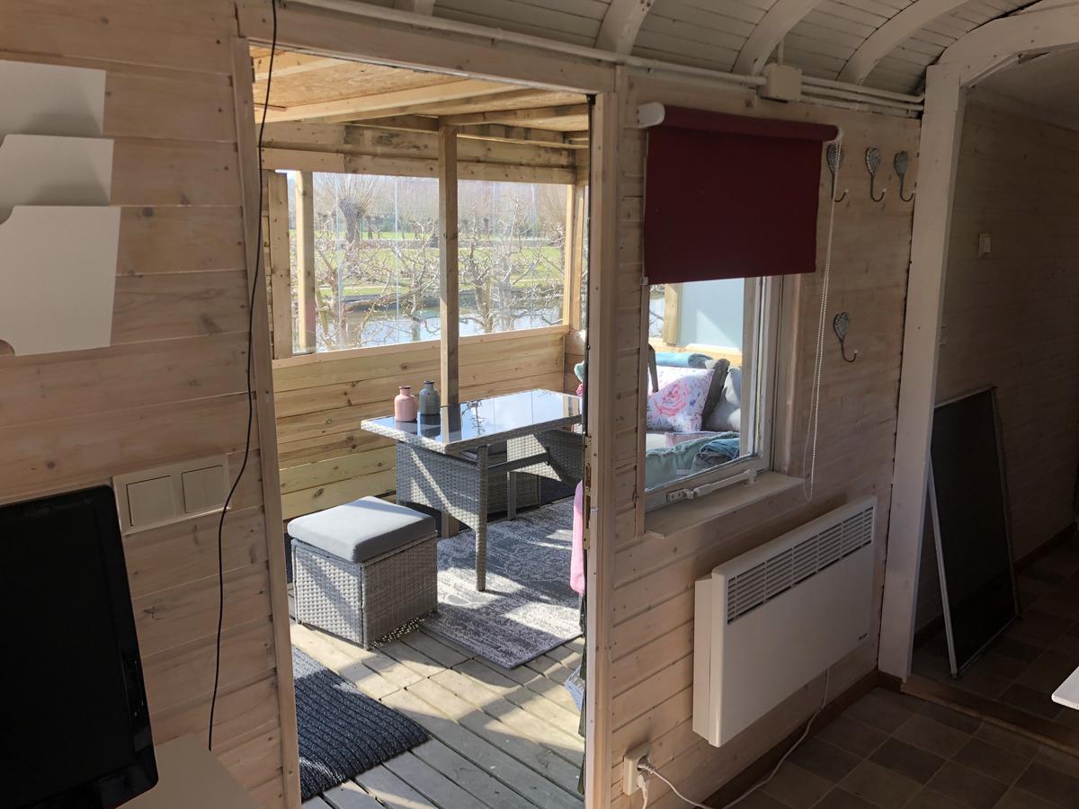 مبيت وإفطار هارميلين Pipowagen/Chalet De Oude Rijn المظهر الخارجي الصورة